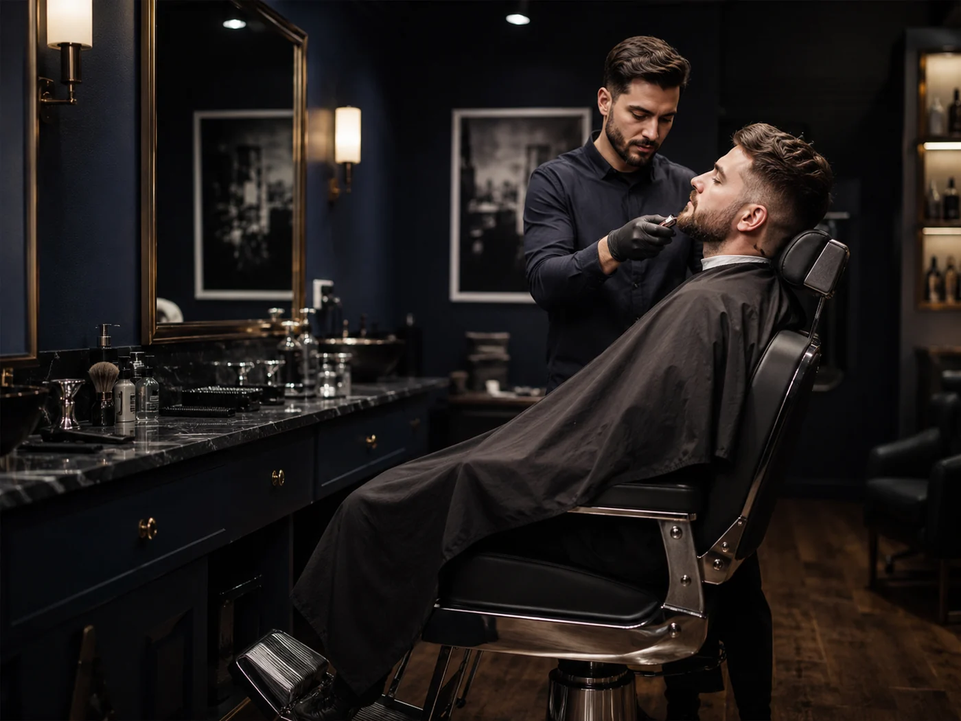 Marketing para barbearia moderna com atendimento premium e agendamentos